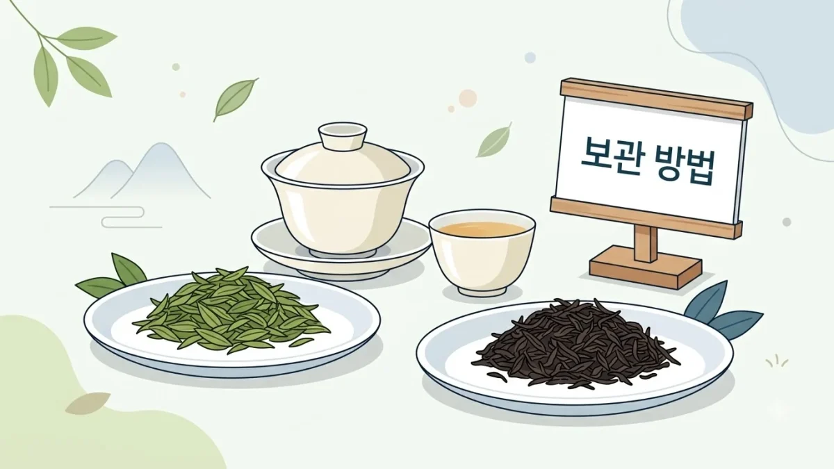 생차와 숙차